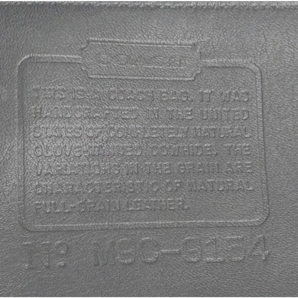 Coach Legacy 9154 Black Leather Crossbody Bag Full-Grain Leather USA 90s Vintage - Picture 4 of 16